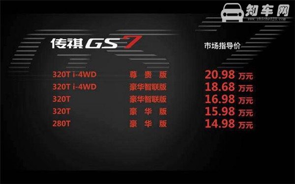 传祺gs7新款多少钱 2018款传祺gs7上市