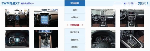 斯威X7和奥迪Q5哪个好 斯威X7是入门级的中型suv