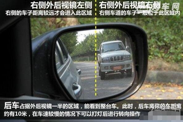 怎么判断后车安全距离，教你如何通过后视镜看车距