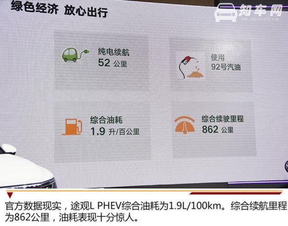 途观l phev 一箱油跑多远，满油满电实测续航只有600公里