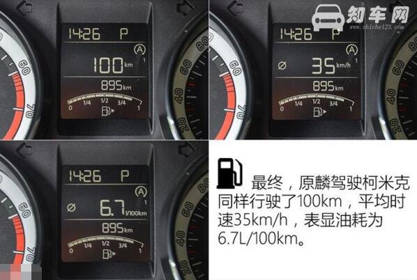 斯柯达柯米克油耗多少，实际综合测试数据为7.5L/100km