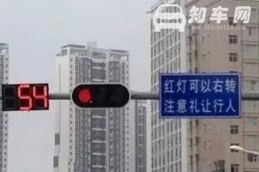 一排三个红灯能否右转 哪种红灯不可右转图解