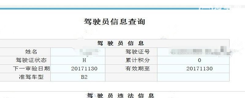 驾照累计0分什么意思