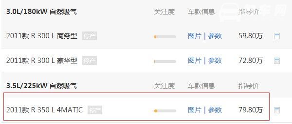 奔驰r350商务车价格 奔驰r350价格接近90万元