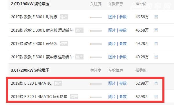 奔驰e320轿车多少钱 奔驰e320实际花销是70.47万元