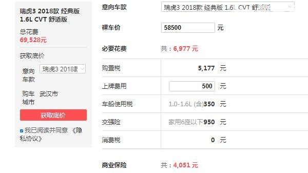 奇瑞瑞虎3价格多少 2020最新款瑞虎3落地仅需7.1万